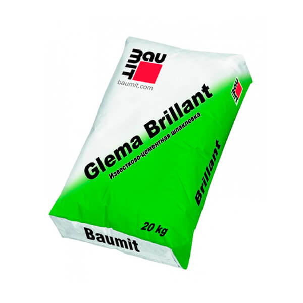 Шпатлевка известковая Baumit GlemaBrillant