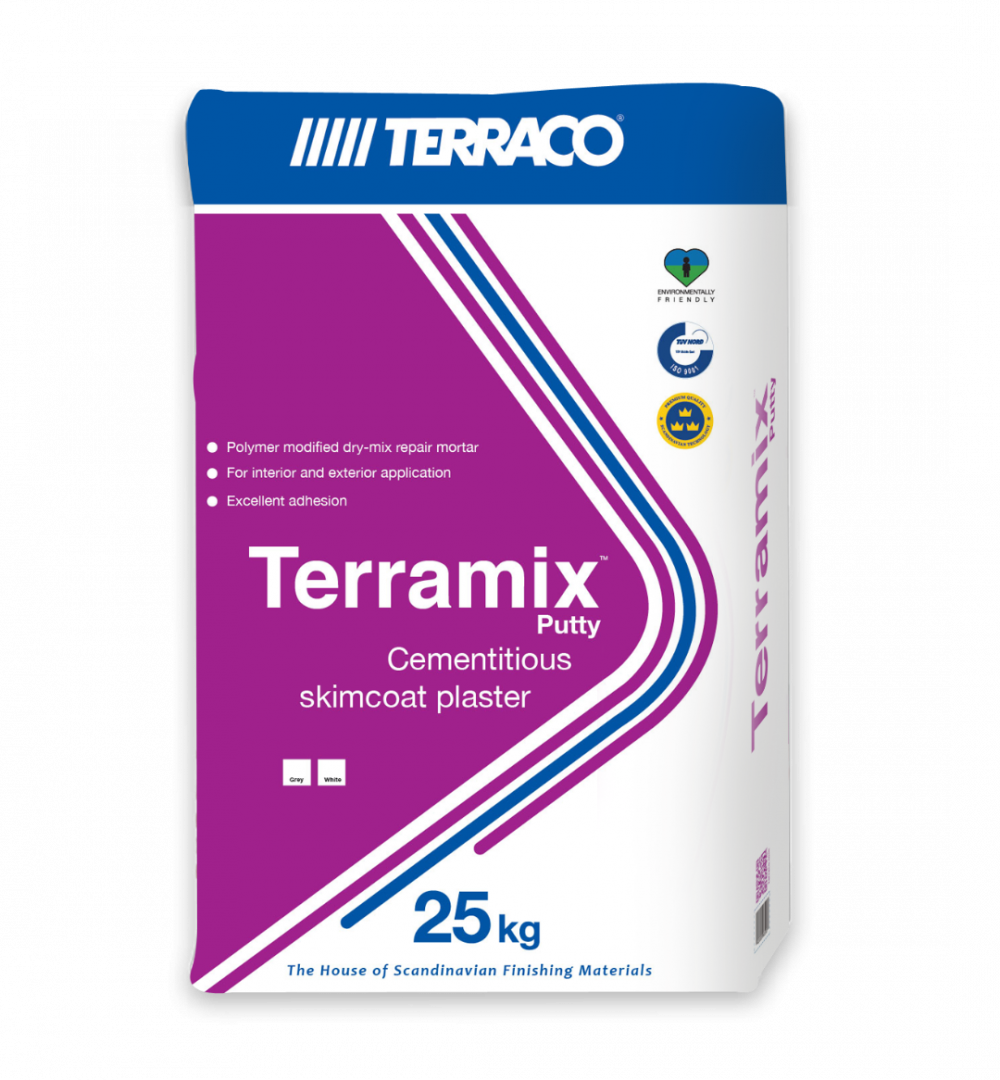 Terraco Terramix Smooth – шпаклевочная ремонтная смесь